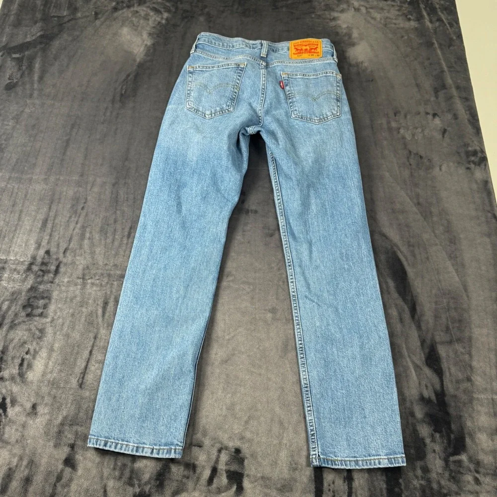 Levi's 514 Straight Leg Jeans Mens 28x30 Light Wash Denim 00514-1593